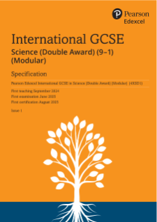 International GCSE Science (Double Award) (Modular) specification